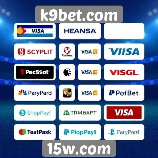 Métodos de pagamento disponíveis no k9bet.com